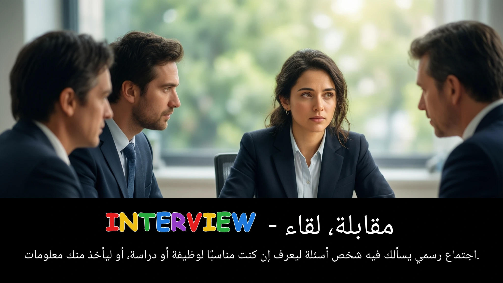 Arabic Illustration for interview